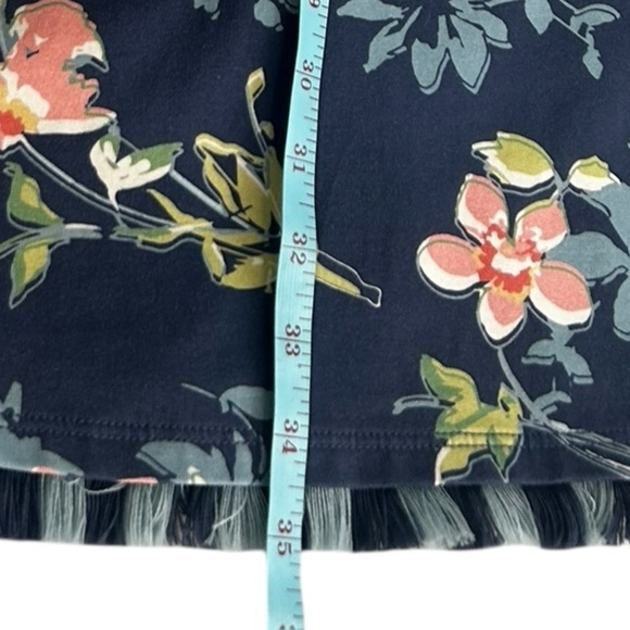 Spartina 449 Island Fringe Dress Peeples Song Blue Southern Garden Womens Small - Picture 14 of 14